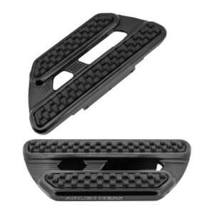 Arlen Ness Arlen Ness, Method passenger floorboards. All black