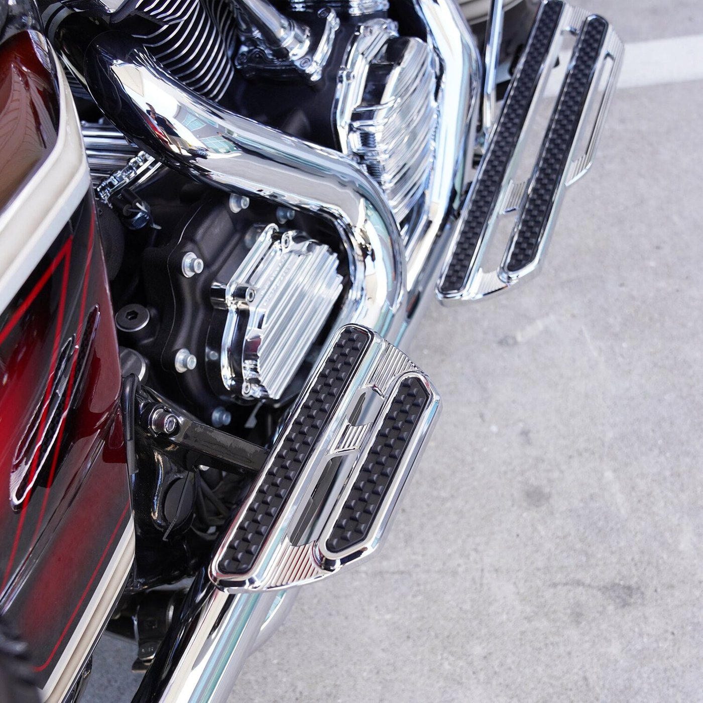Arlen Ness Arlen Ness, Method passenger floorboards. Chrome - Image 2