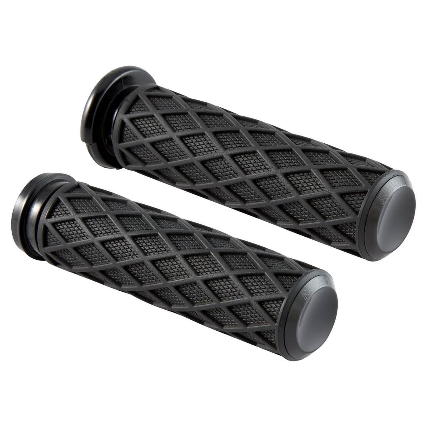 Arlen Ness Arlen Ness, Diamond handlebar grip set. Black