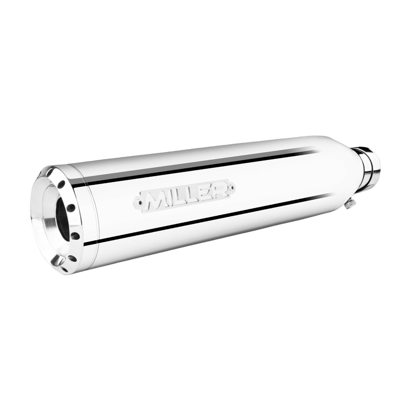 Miller Exhaust Miller, Destiny slip-on mufflers. Euro 5. Polished