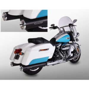 Miller Exhaust Miller, Airlington 114" slip-on mufflers. Euro 4. Black