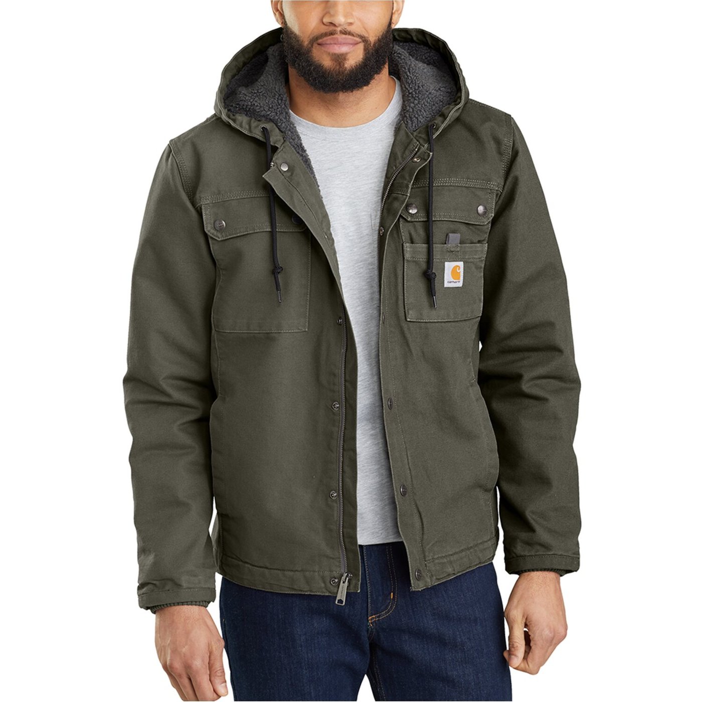 Carhartt Carhartt Utility sherpa-lined jacket moss - Image 2