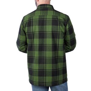 Carhartt Carhartt Flannel sherpa-lined shirt chive