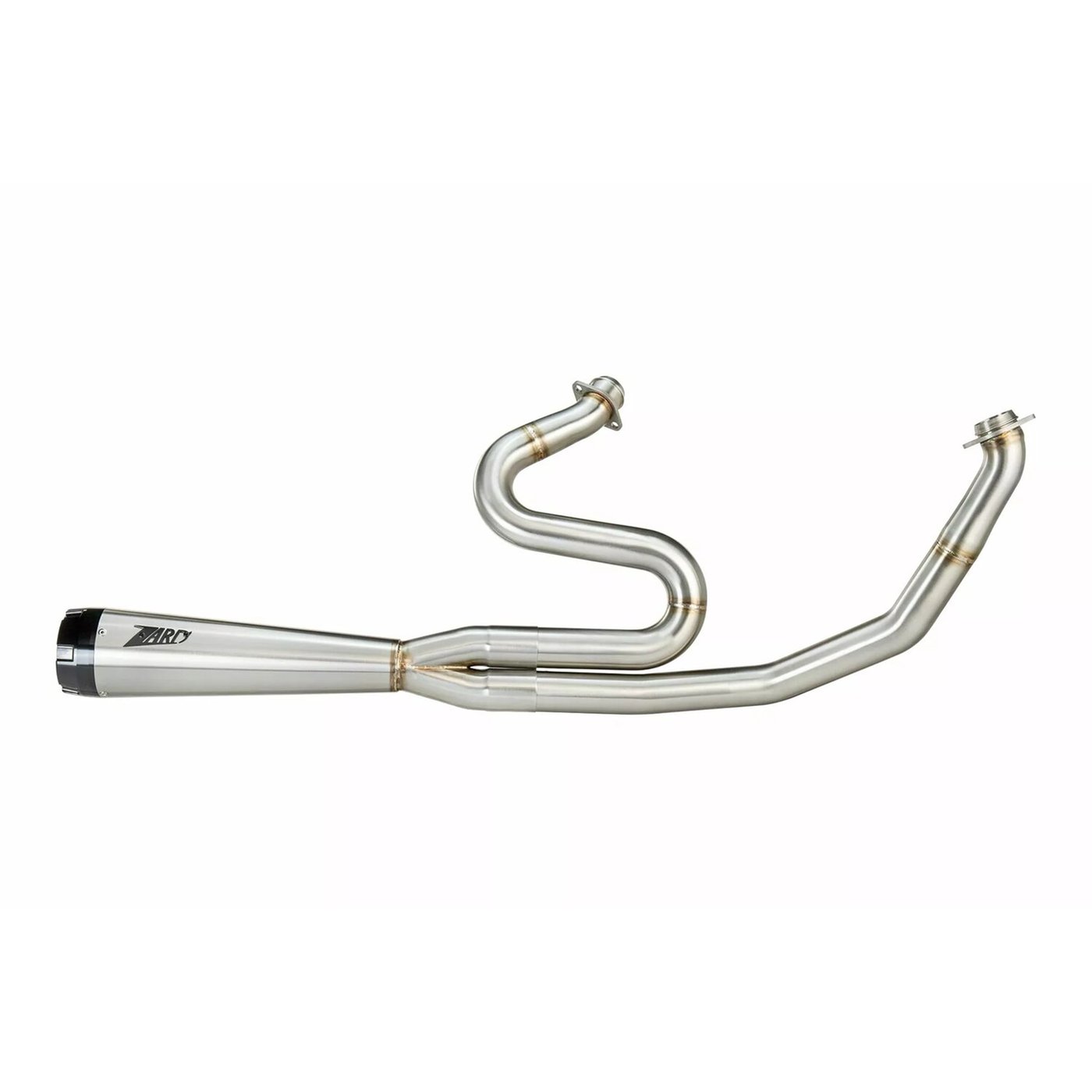 Zard Zard, 2-1 stainless steel M8 Touring exhaust system. Raw - Image 2