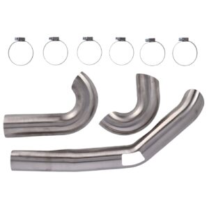 Zard Zard, header heat shield set. Polished
