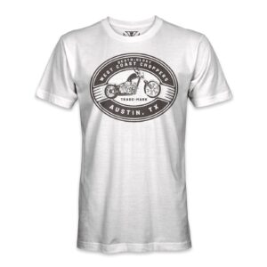 West Coast Choppers WCC Death Glory Trade-mark t-shirt White