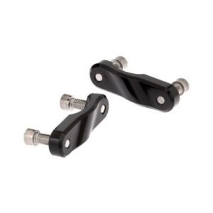 Kraus Kraus, remote reservoir saddlebag brackets. Black