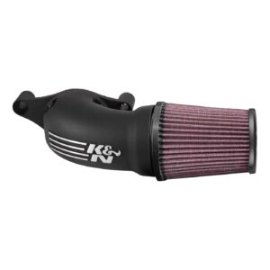 K&N K&N, AirCharger performance air cleaner kit. Black CC logo