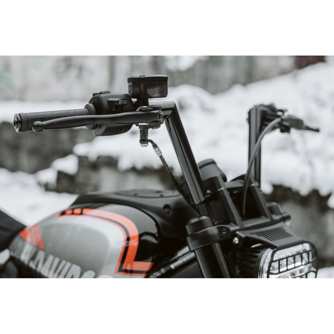 Killer Custom Killer Custom, 1-1/4" Mini Ape handlebar. Black