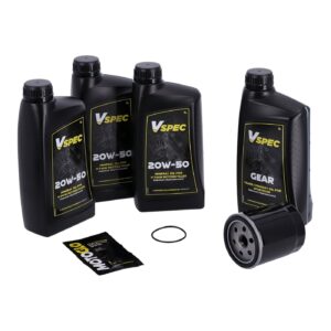 MCS MCS, 'Big Oil' service kit. Mineral. Black filter