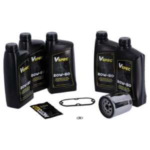 MCS MCS, 'Big Oil' service kit. Full synthetic. Chrome filter