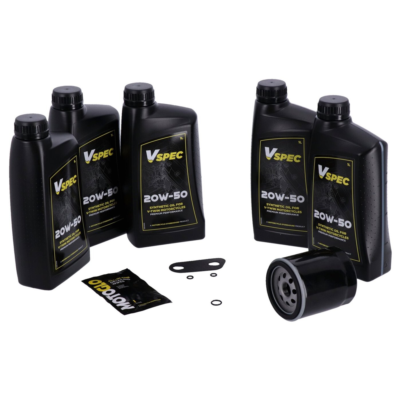 MCS MCS, 'Big Oil' service kit. Full synthetic. Black filter