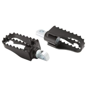 Burly Burly, Mini MX style foot pegs. Black