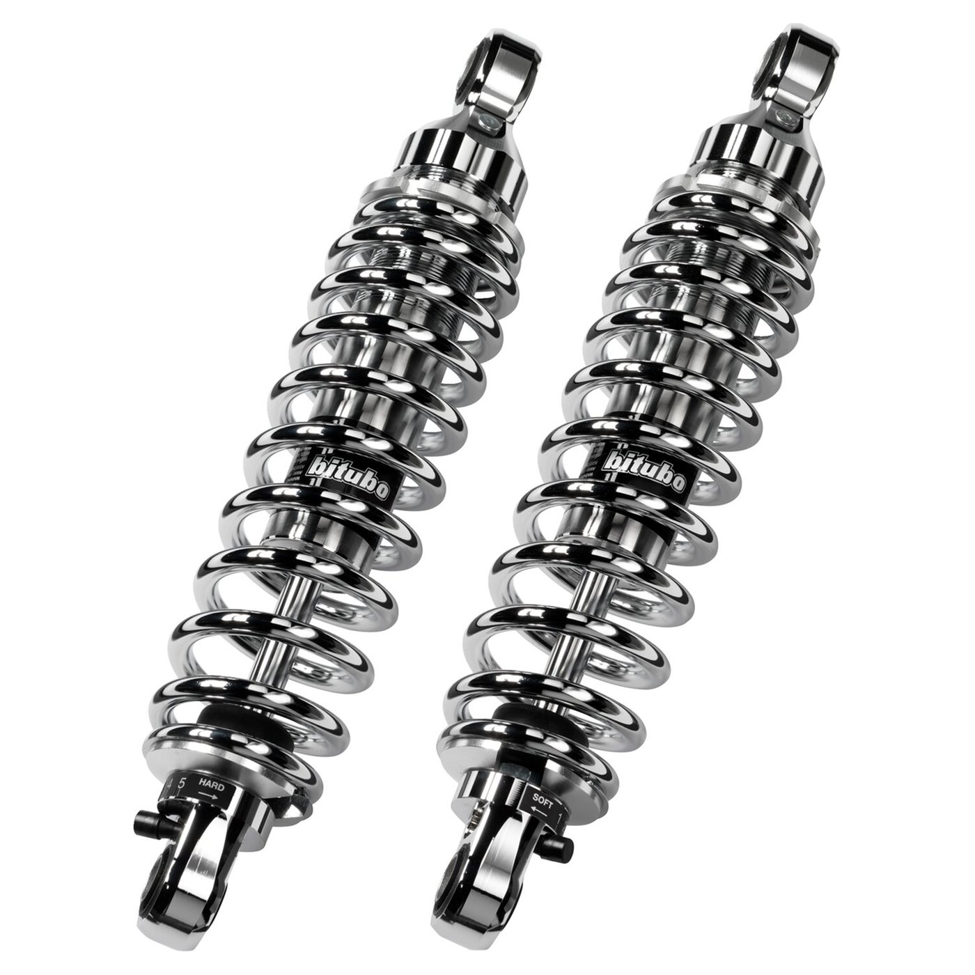 Bitubo Bitubo, WME dual shock absorber set. Chrome. 260mm
