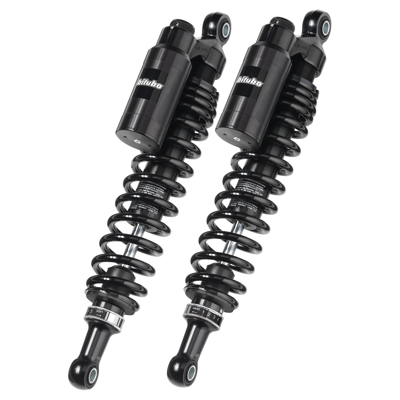 Bitubo Bitubo, WMT dual shock absorber set. Piggyback. 321mm