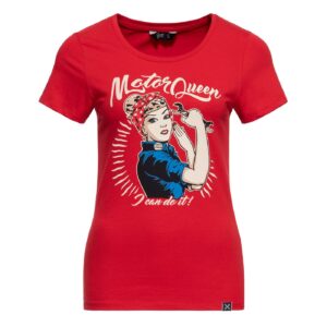 King Kerosin Queen Kerosin Motor Queen I Can Do It t-shirt red
