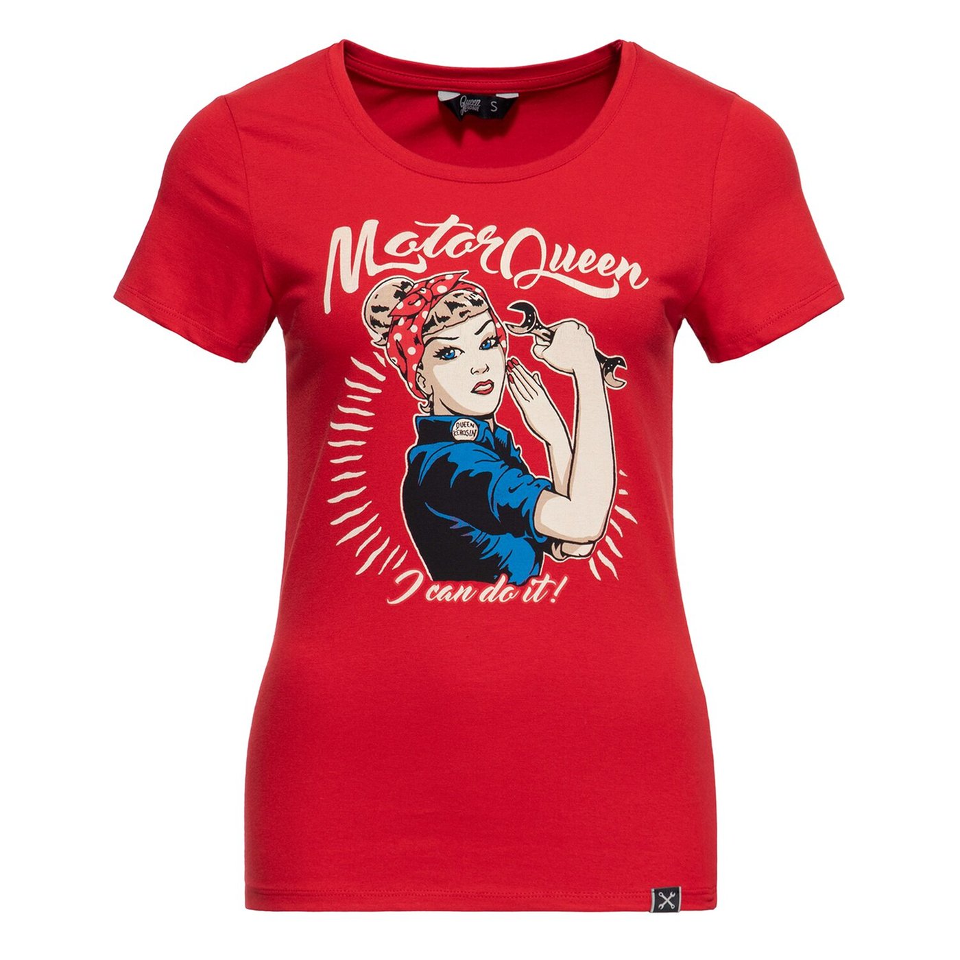 King Kerosin Queen Kerosin Motor Queen I Can Do It t-shirt red