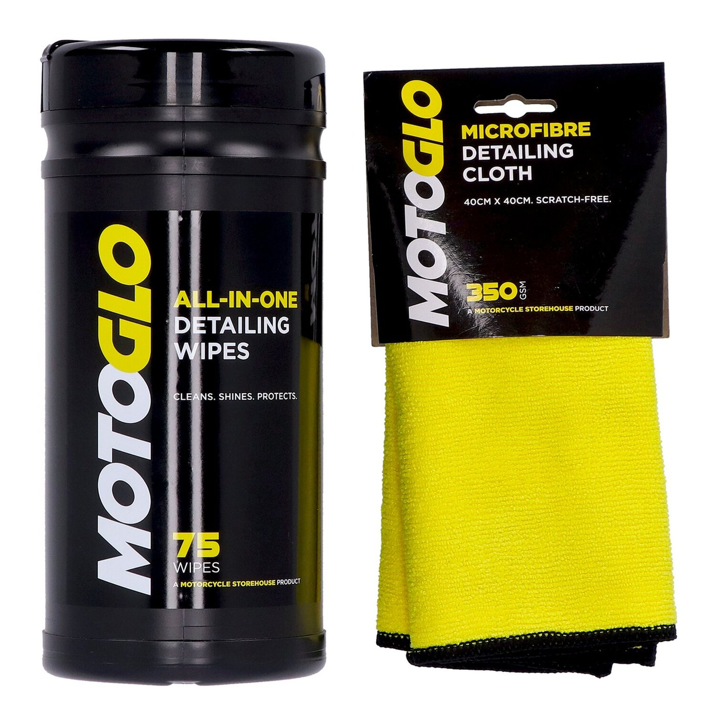 MotoGlo MotoGlo, Detailing Wipes dispenser and Microfiber Cloth - Image 2