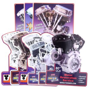 V-Twin Mfg V-Twin Mfg, motor plaque V-Twin engine models