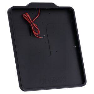 Danish Motorcycle Parts DMP, license plate frame with light 5.0 DE. Matte black