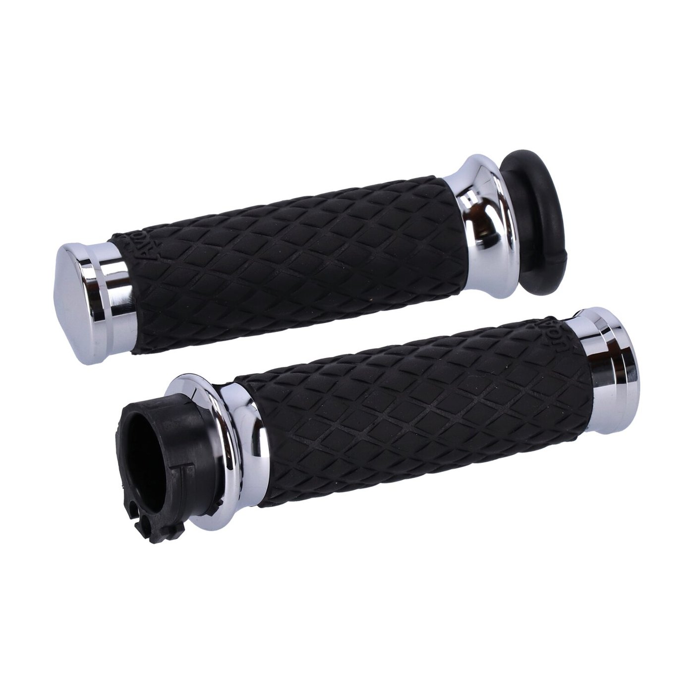 Avon Grips Avon grip set, Diamond Contour Air SS. Domed. Chrome - Image 2