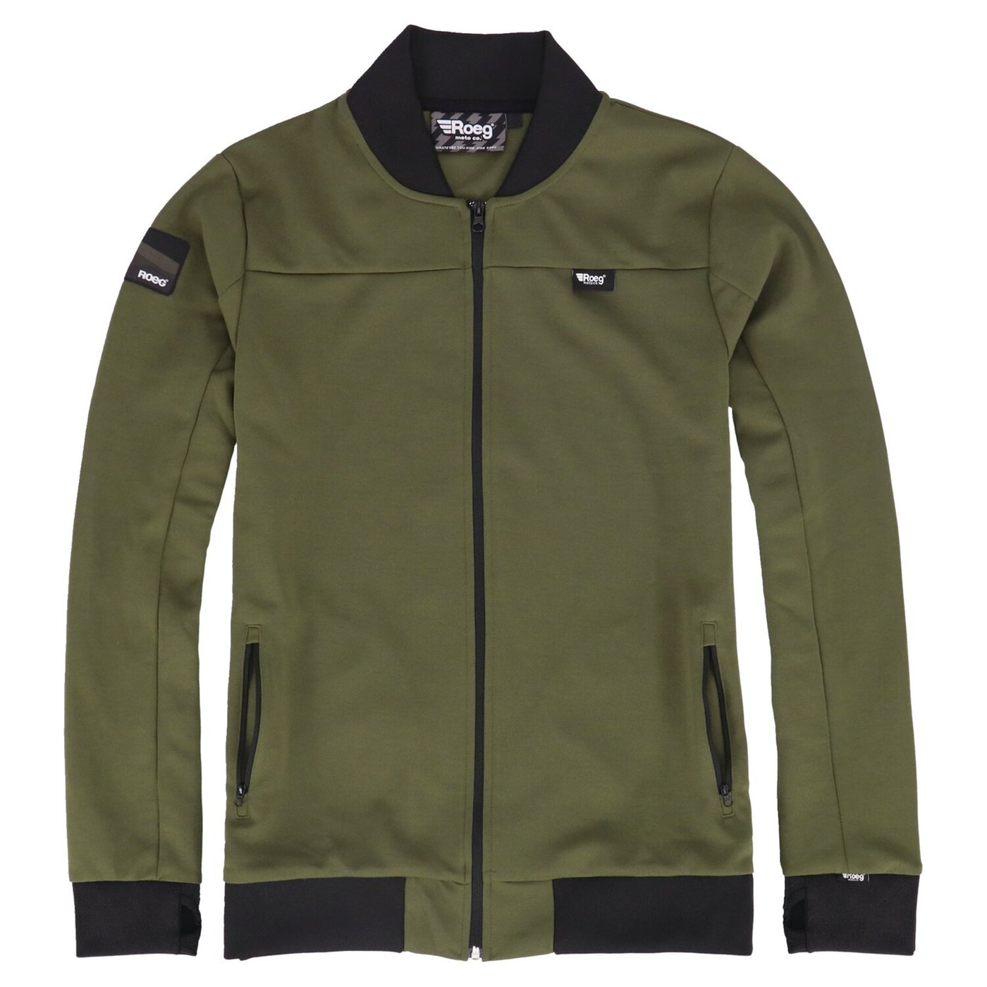 Roeg Roeg Frits track jacket army green
