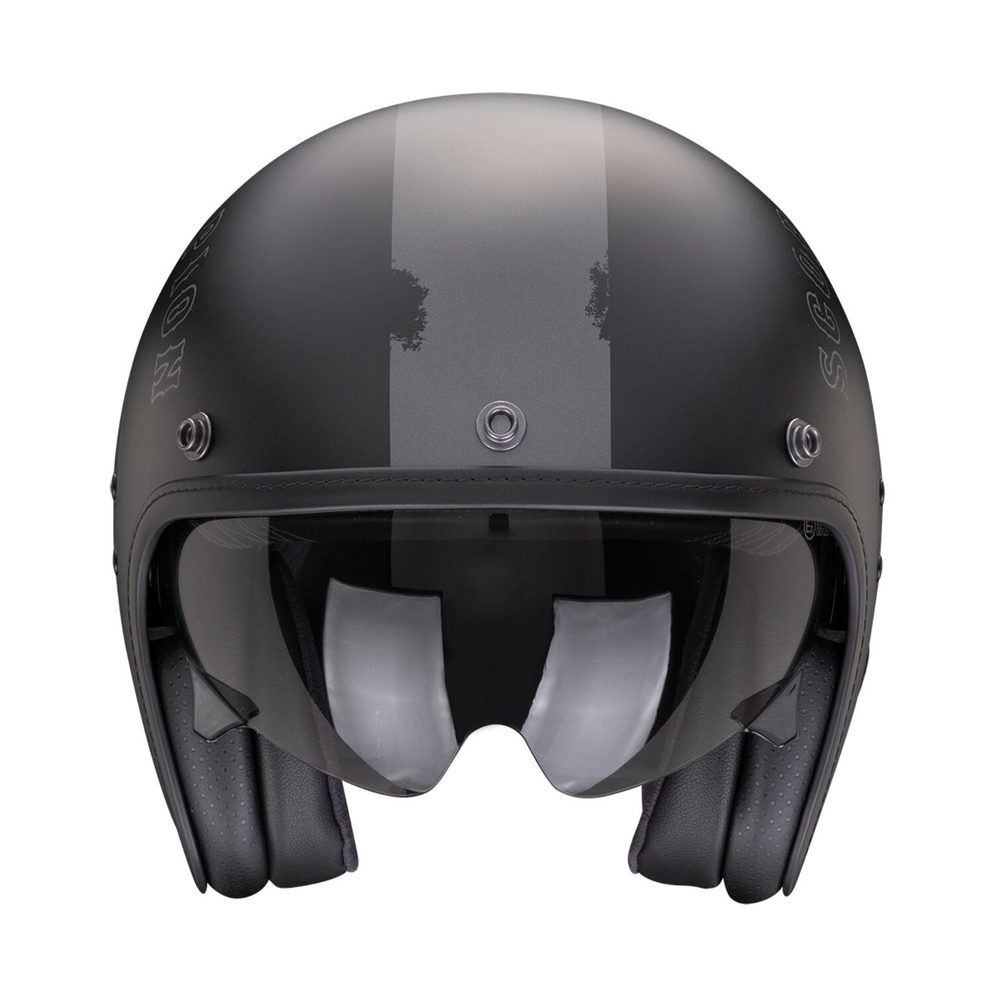 Scorpion Scorpion Belfast Evo helmet matt black/silver - Image 2