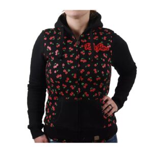 Rusty Pistons Rusty Pistons Borego female zip hoodie black