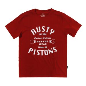 Rusty Pistons Rusty Pistons Vista t-shirt bordeaux