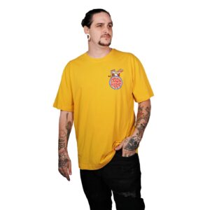 Down-n-Out Down-n-Out Tiger In Your Tank t-shirt yellow