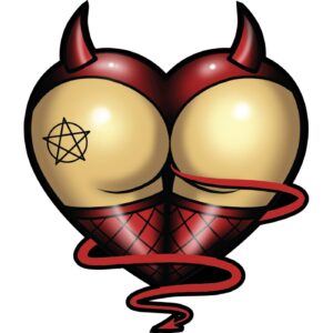 Lethal Threat Lethal Threat Devil Ass sticker
