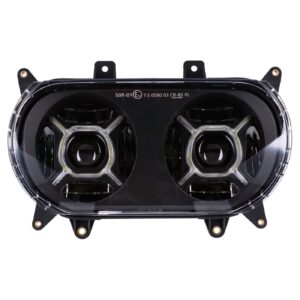 MCS Bright, RG dual LED headlamp unit assembly.