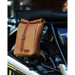 Tripmachine Trip Machine, Mini backpack/saddlebag 3.3 liter. Vintage tan