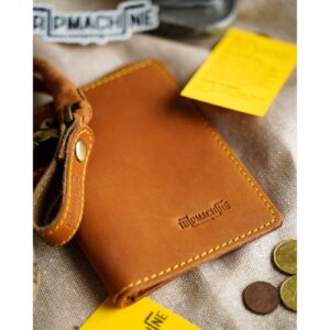 Tripmachine Trip Machine Explorer wallet vintage tan