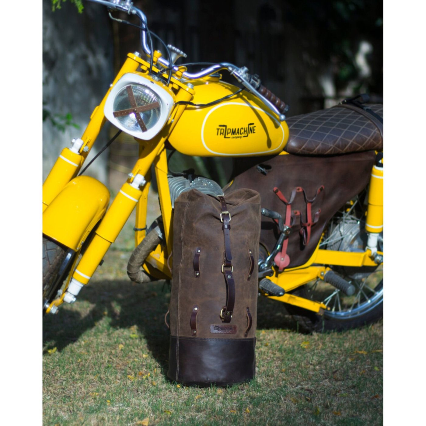 Tripmachine Trip Machine, Military duffle bag. Tobacco brown - Image 2