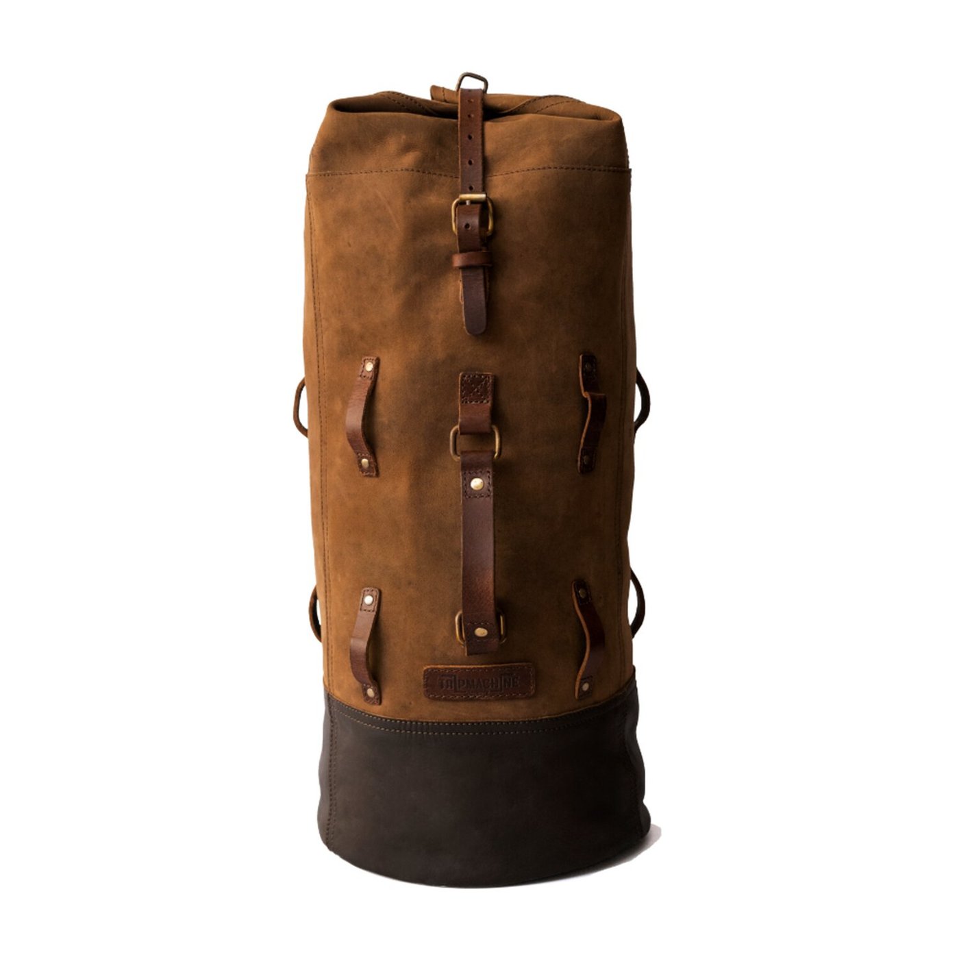 Tripmachine Trip Machine, Military duffle bag. Tobacco brown