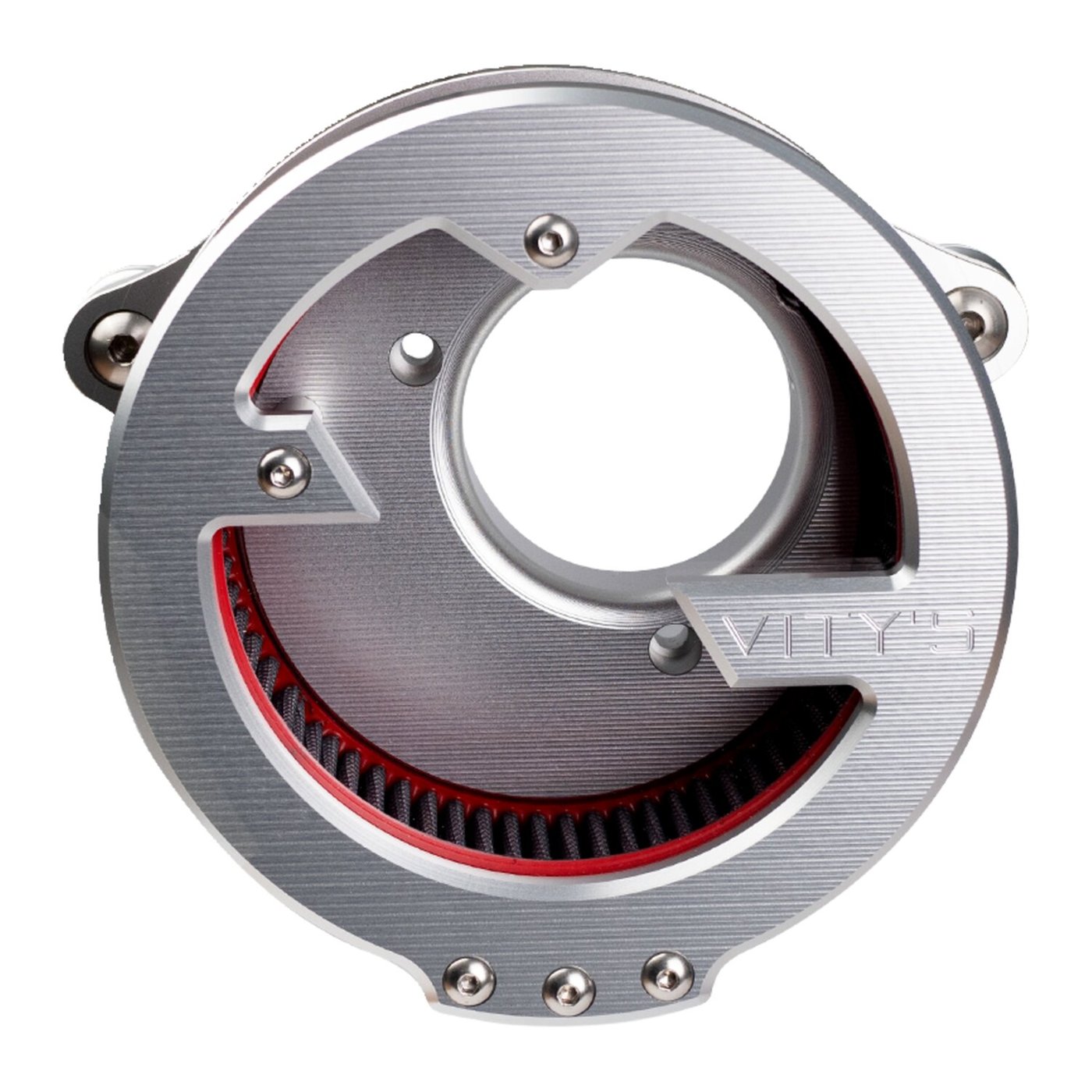 Vity's Design Vity's Design, 'Massive' air cleaner assembly. Silver - Image 2
