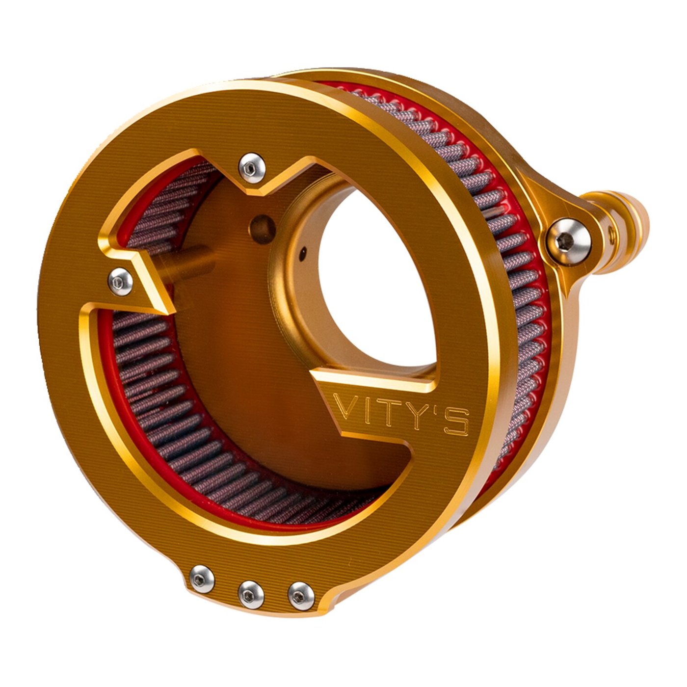 Vity's Design Vity's Design, 'Massive' air cleaner assembly. Gold