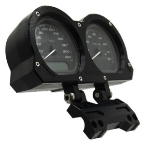 Vity's Design Vity's Design, adjustable dual gauge holder. Black