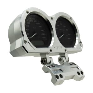 Vity's Design Vity's Design, adjustable dual gauge holder. Silver