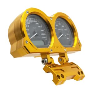 Vity's Design Vity's Design, adjustable dual gauge holder. Gold