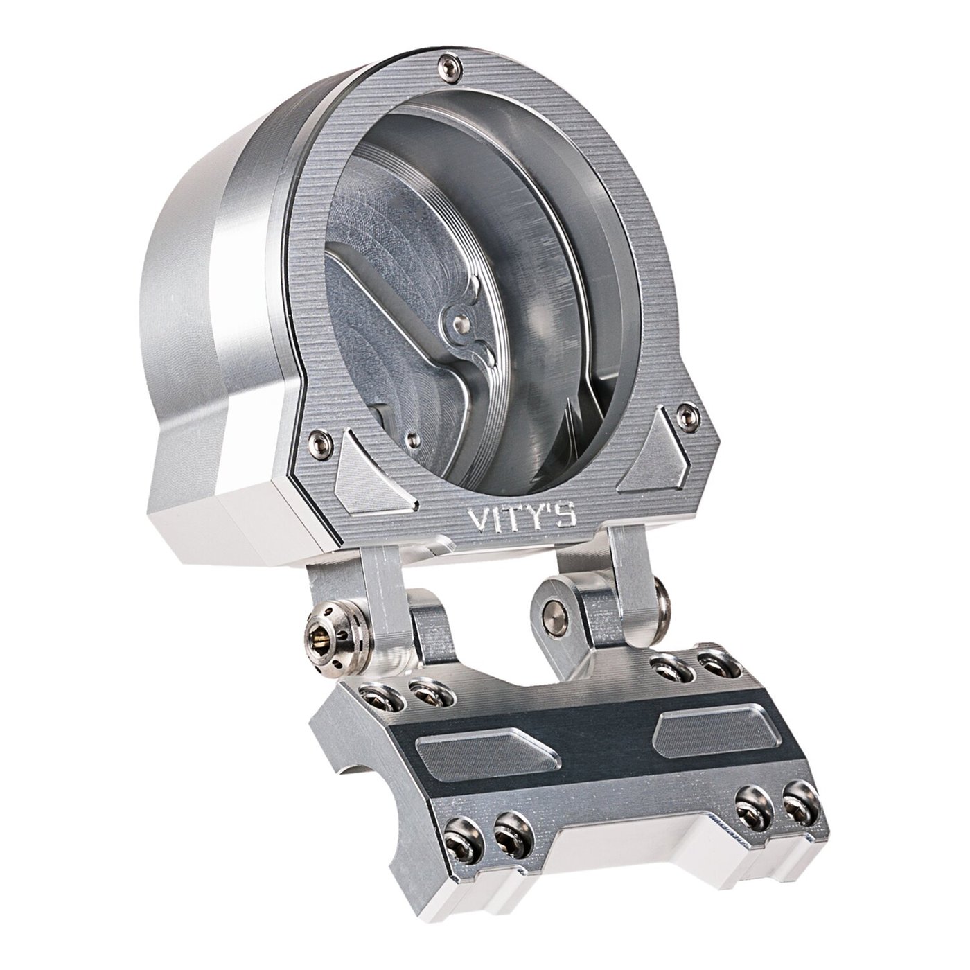 Vity's Design Vity's Design, adjustable single gauge holder. Silver