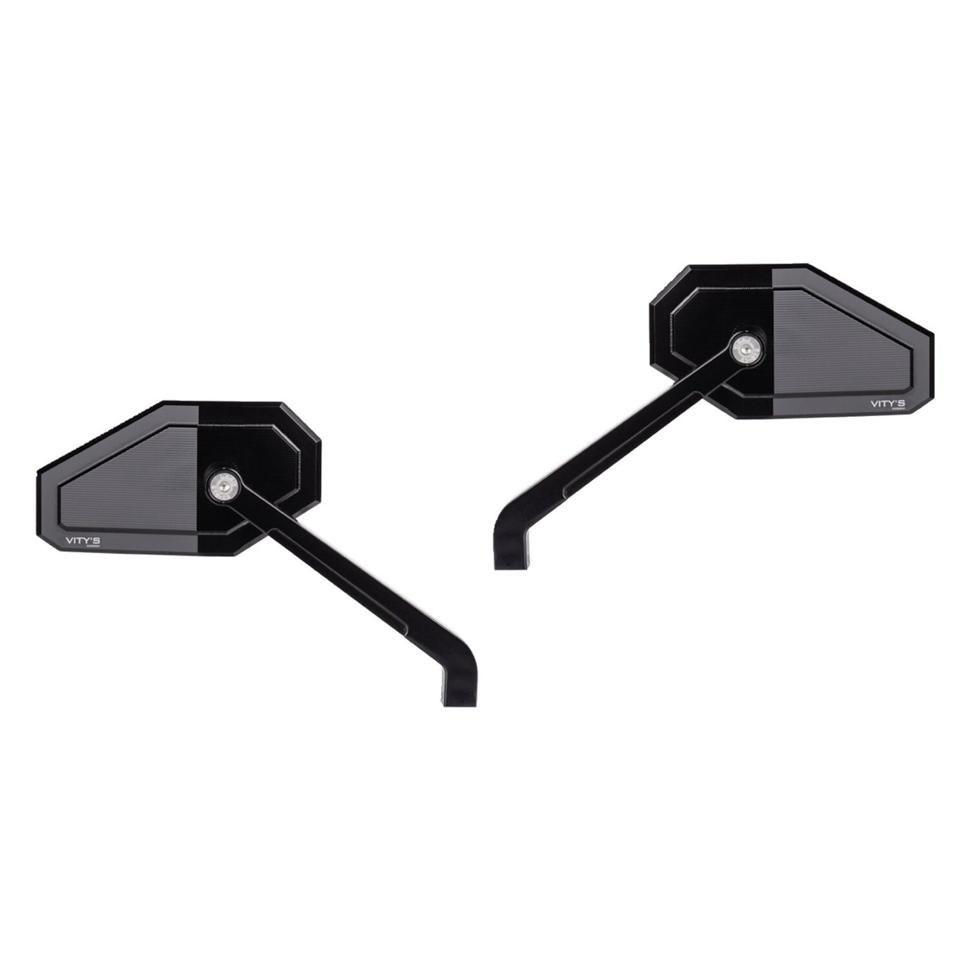 Vity's Design Vity's Design, 'Massive' Mirror. Left. Black - Image 2