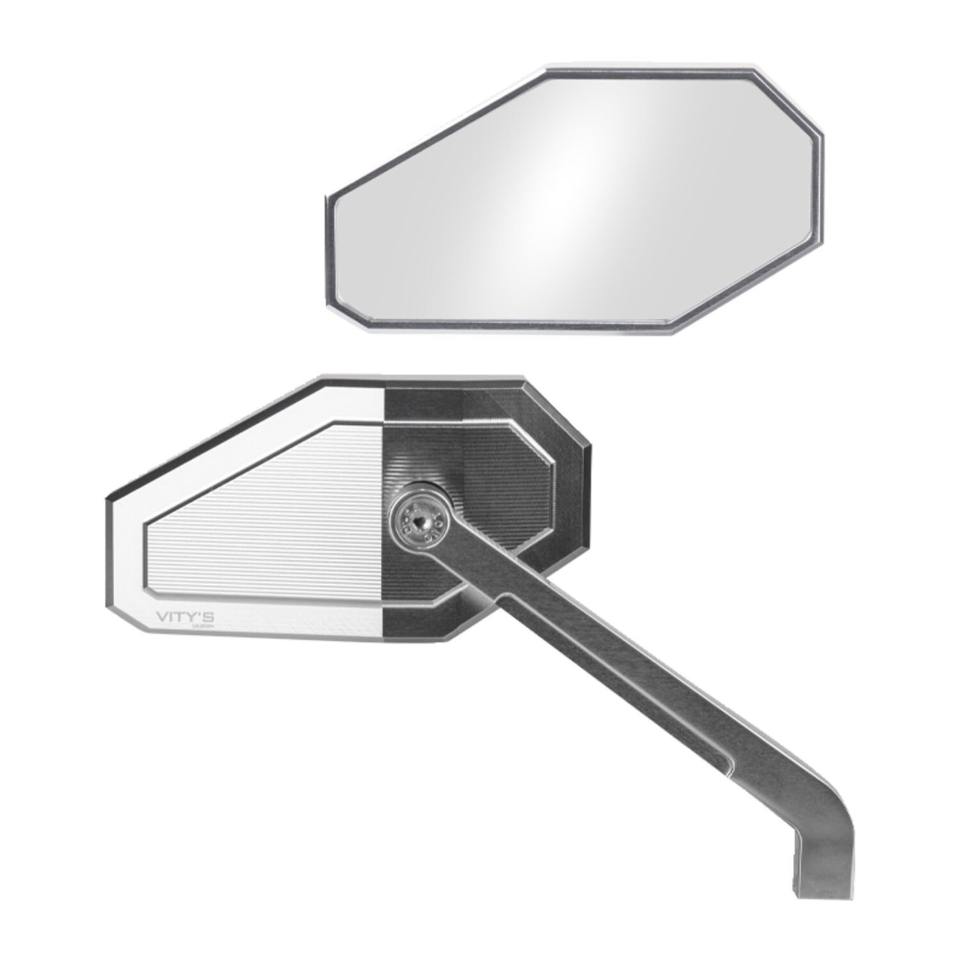 Vity's Design Vity's Design, 'Massive' Mirror. Left. Silver