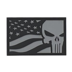Army Surplus Army Surplus Punisher USA flag patch grey