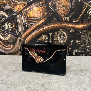 Danish Motorcycle Parts DMP, license plate frame 3.0 France. Gloss Black