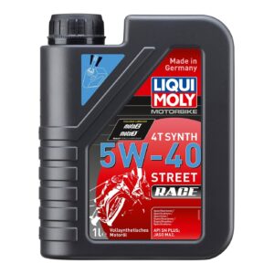 Liqui Moly Liqui Moly, 4T Synthetic 5W-40 Street Race motor oil. 1L