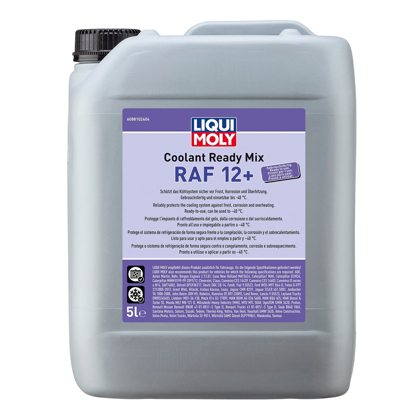 Liqui Moly Liqui Moly, coolant ready mix RAF 12+ 5L