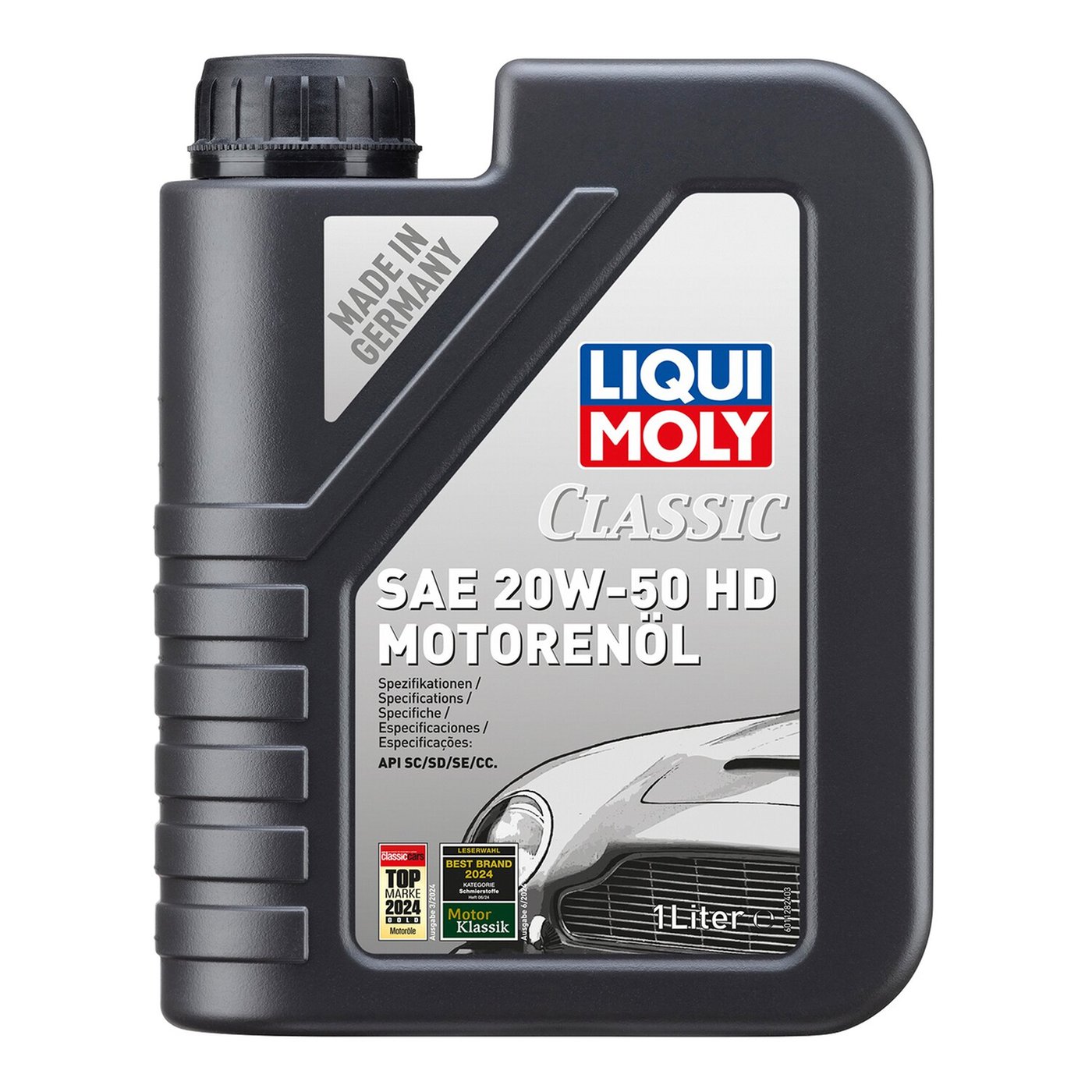 Liqui Moly Liqui Moly, HD classic SAE 20W-50 motor oil. 1 liter