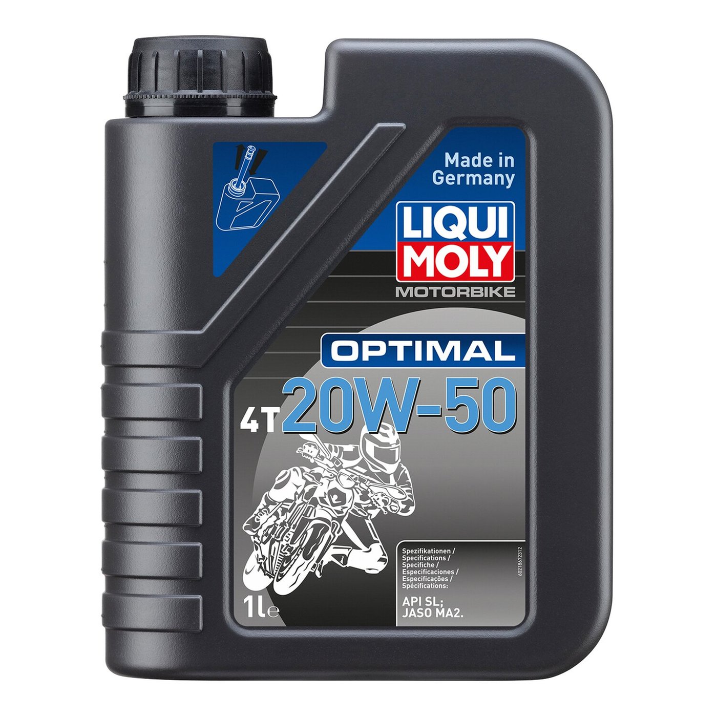 Liqui Moly Liqui Moly, motorbike 4T 20W-50 Optimal. 1 liter